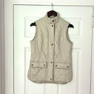 BARBOUR OTTERBURN GILET VEST, MIST, Size 6